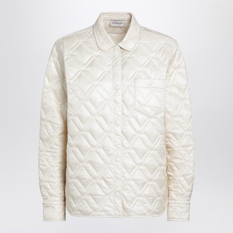 Shirts &amp; Tops Moncler - Beige quilted shirt - 44 IT Brand