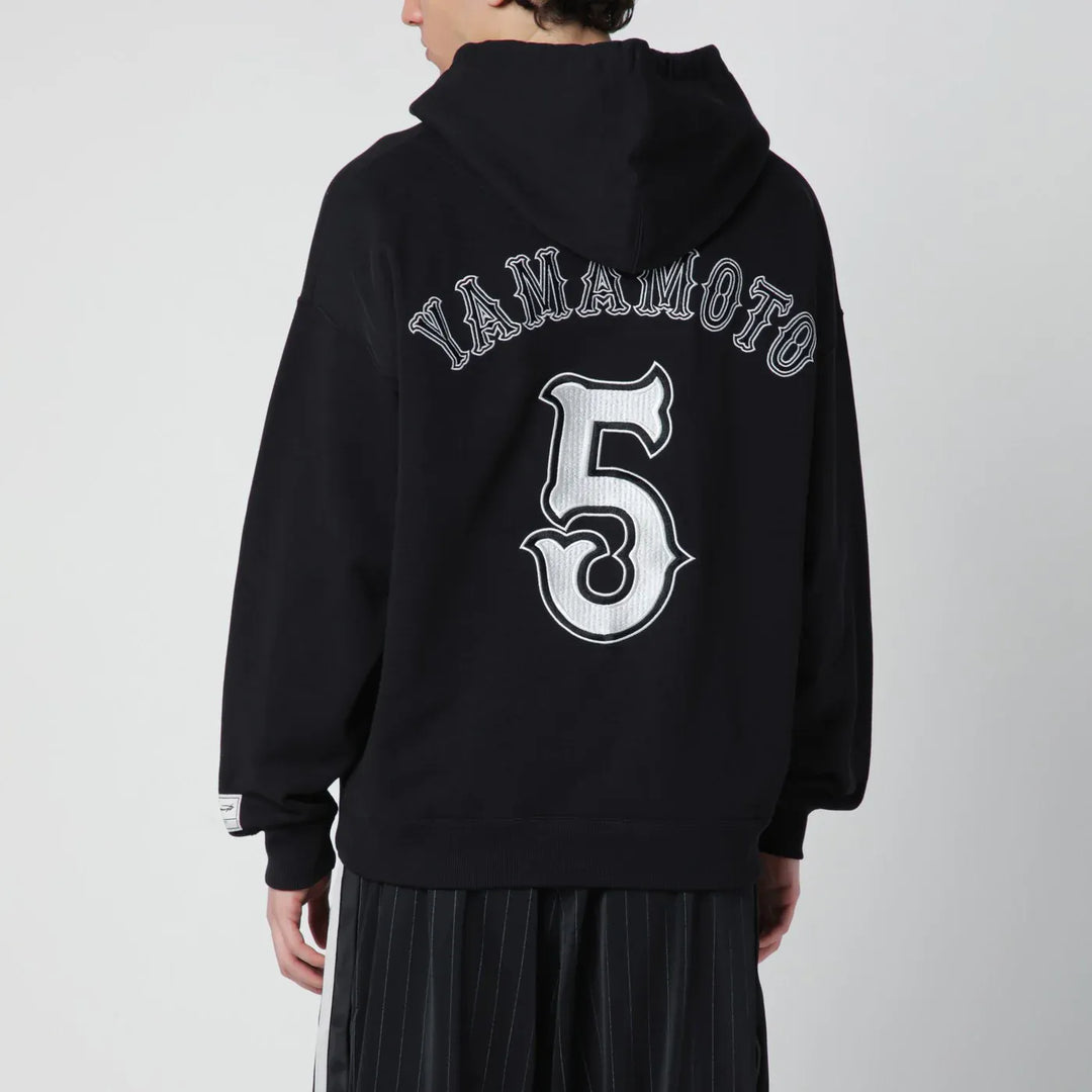 adidas Y-3 - Black Elite 5 GFX hooded sweatshirt Brand Shirts &amp; Tops