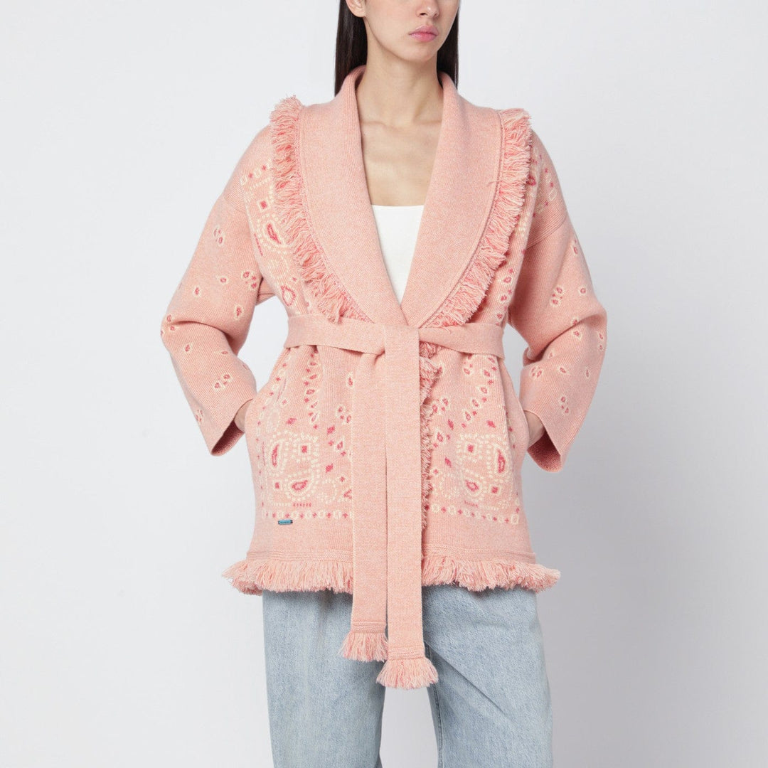 Shirts & Tops Alanui - Salmon pink paisley cardigan Brand
