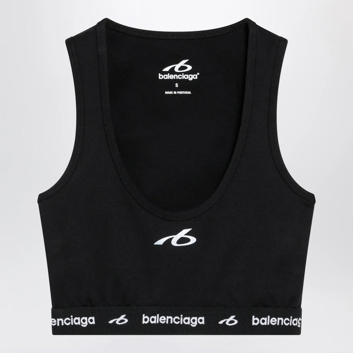 Balenciaga - Techwear bra top in black technical fabric Brand Shirts &amp; Tops XS