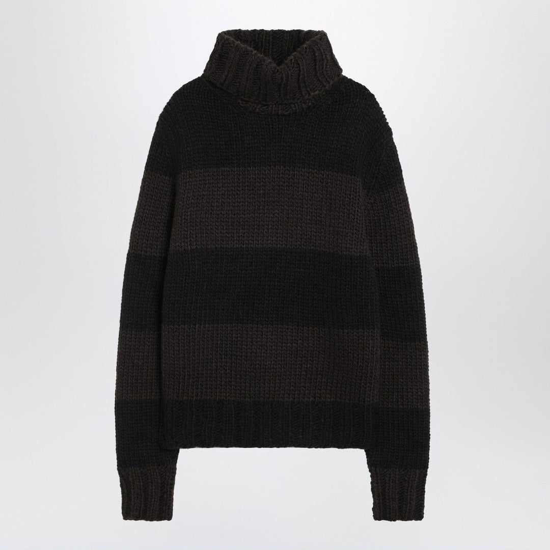 Shirts &amp; Tops Dolce&amp;Gabbana - Striped wool-blend turtleneck sweater Brand