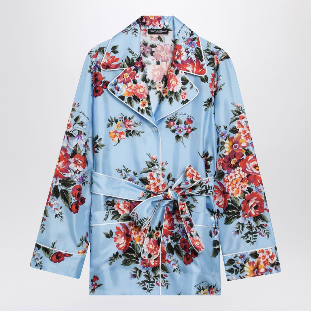 Shirts & Tops Dolce&Gabbana - Vanity silk twill shirt with floral print Brand