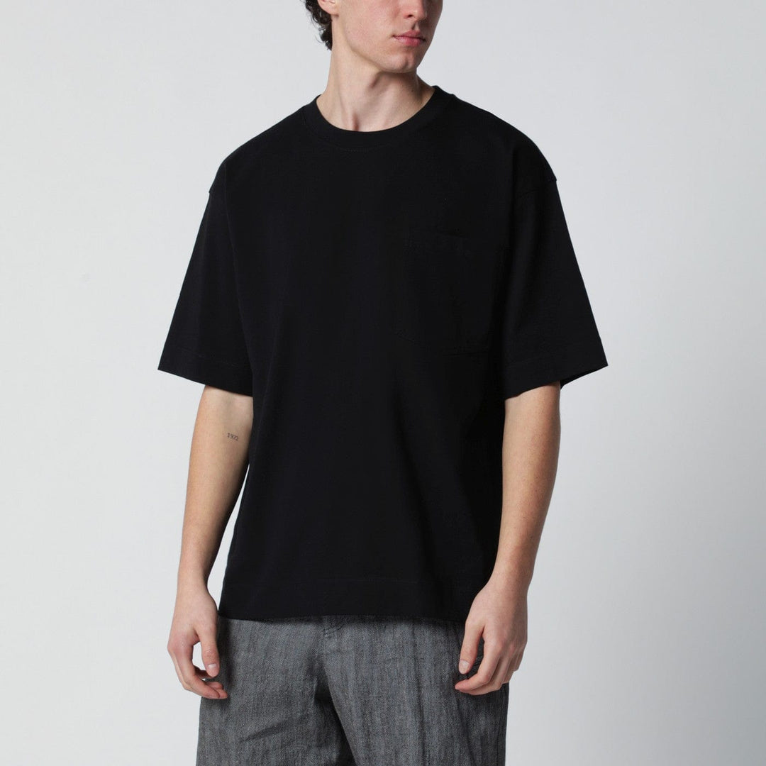 Shirts &amp; Tops Dries Van Noten - Black cotton T-shirt Brand