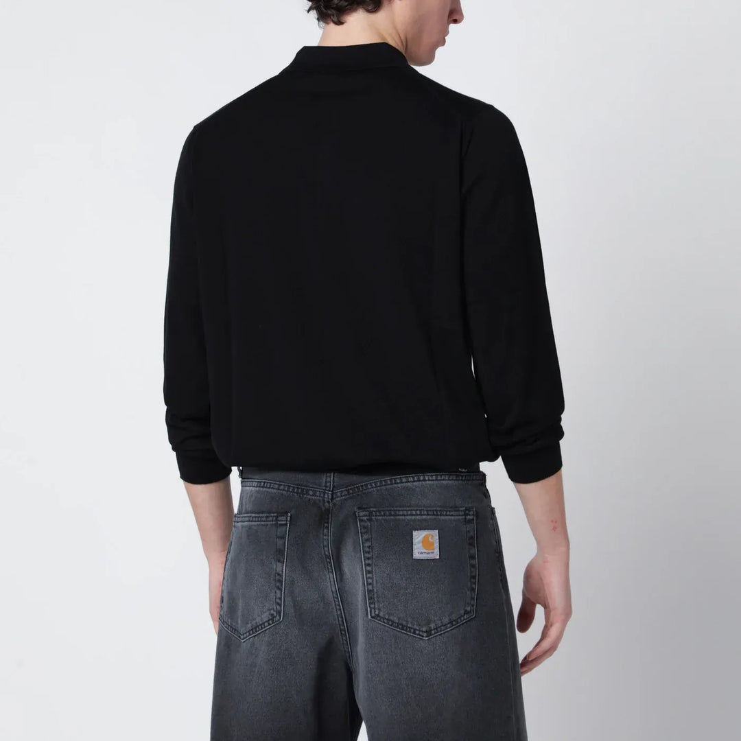 Drumohr - Black cotton polo Brand Shirts &amp; Tops