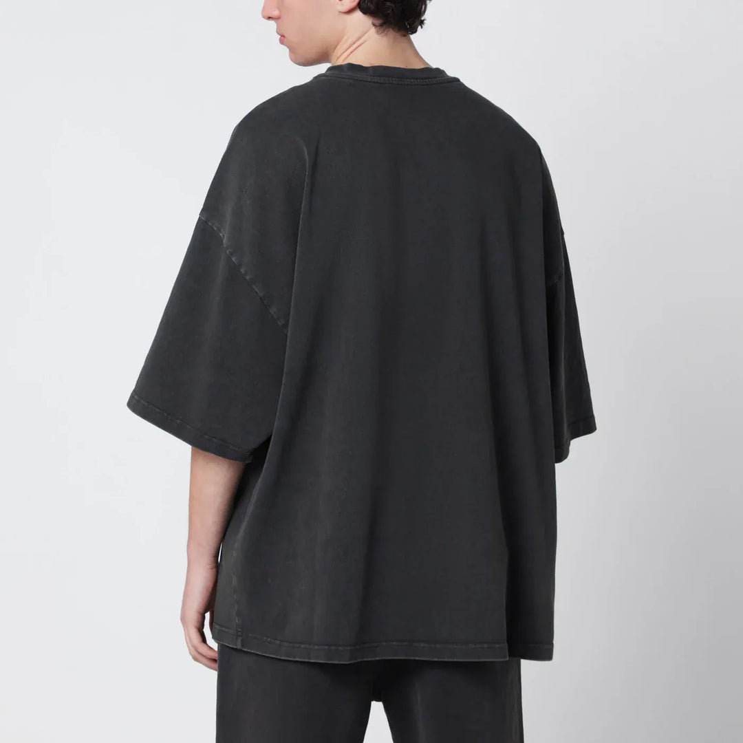 Entire Studios - Washed black boxy T-shirt Brand Shirts &amp; Tops