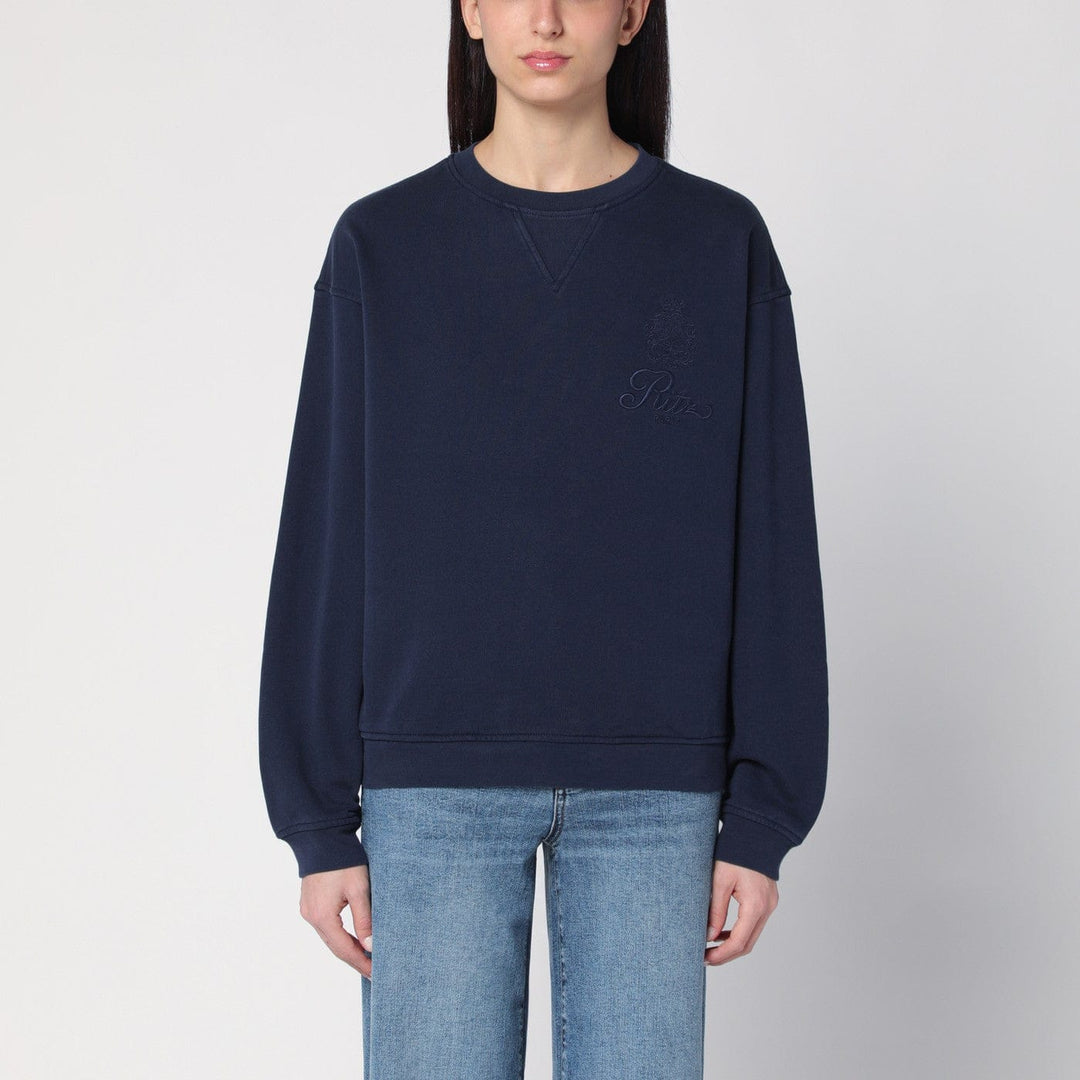 Shirts &amp; Tops S Frame - Navy blue cotton blend sweatshirt Brand