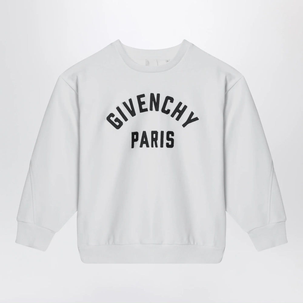 Givenchy - White sweatshirt with logo embroidery Brand Shirts & Tops 6