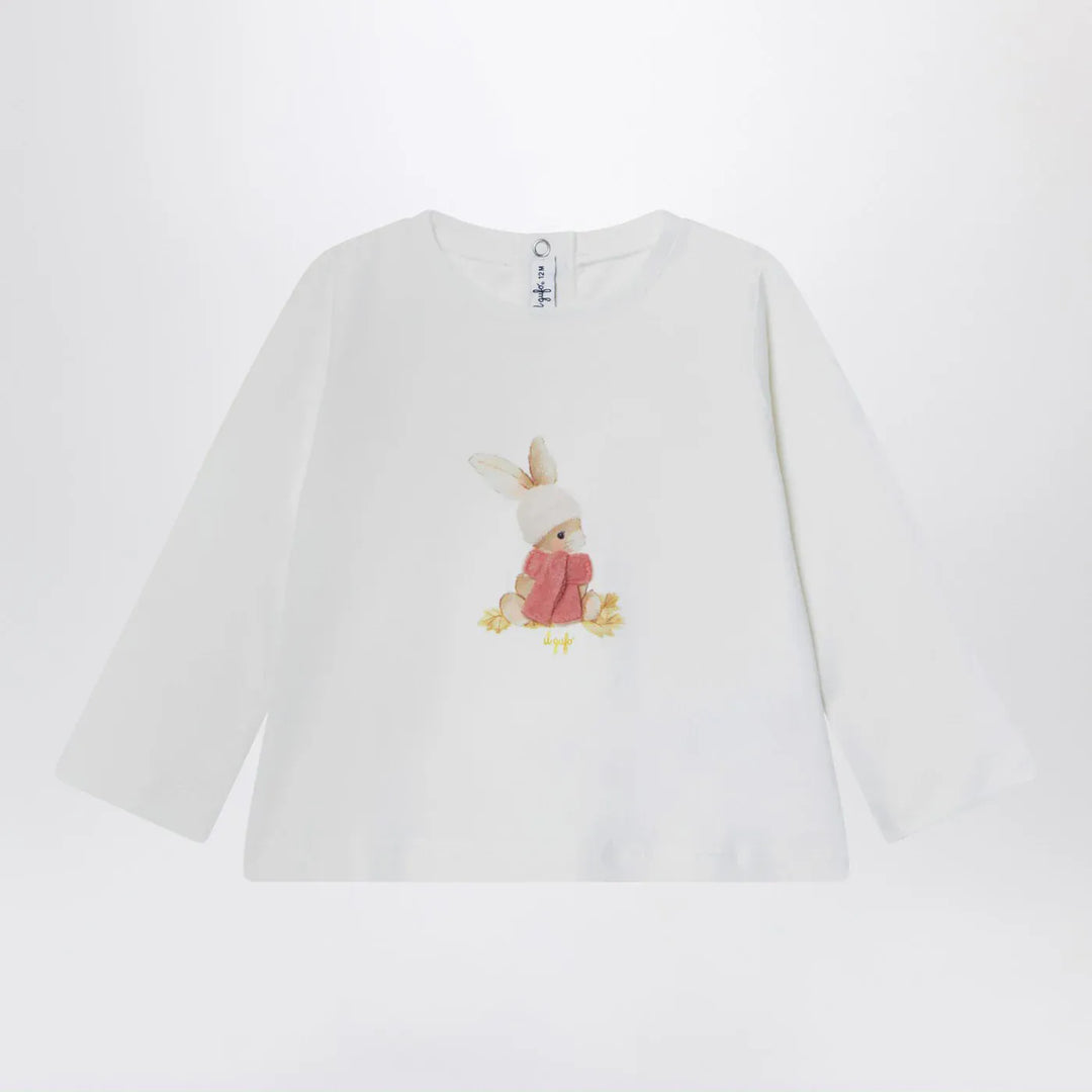 Il Gufo - Long-sleeve T-shirt with bunny Brand Shirts &amp; Tops 12