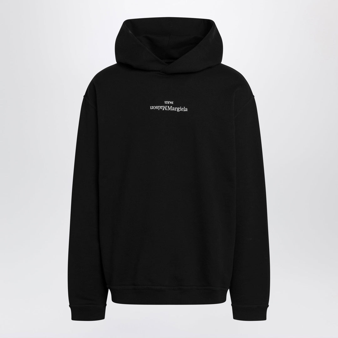 Shirts &amp; Tops Maison Margiela - Black hoodie with reversed logo Brand