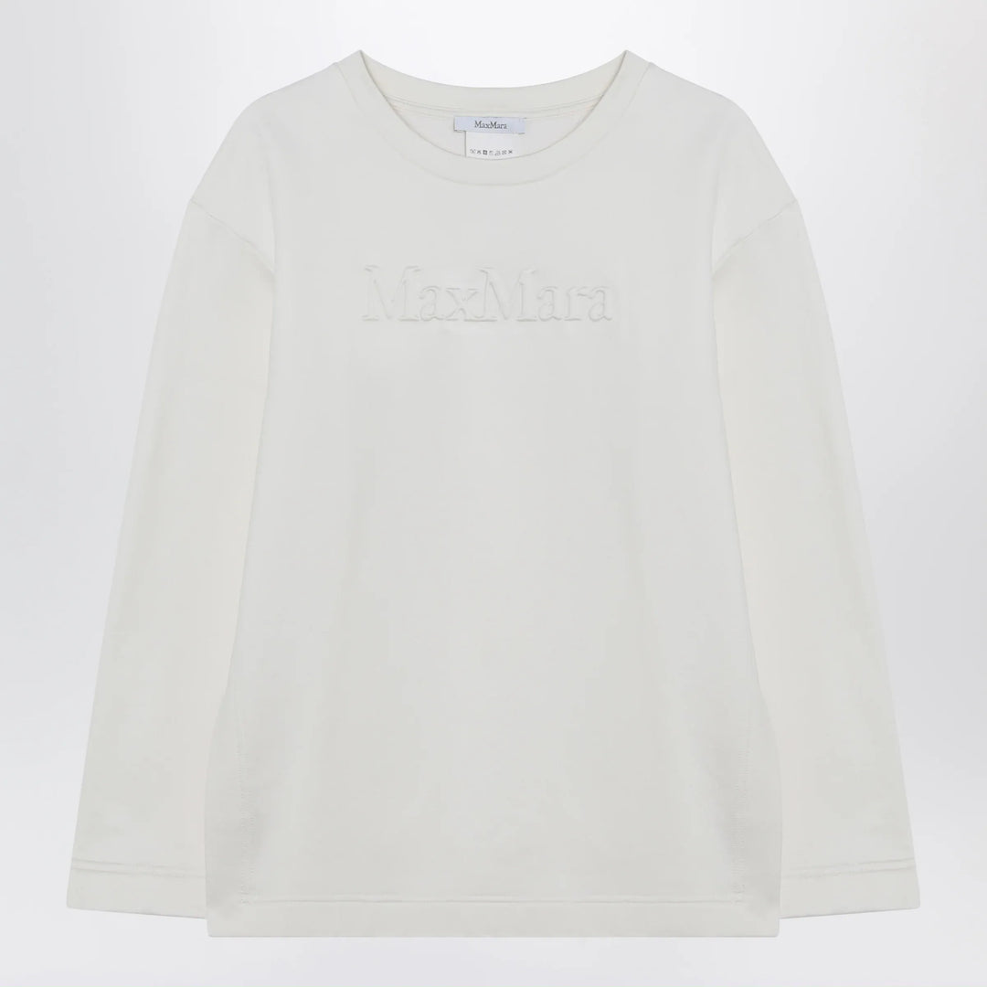 Max Mara - White sweatshirt in silk blend Brand Shirts &amp; Tops L