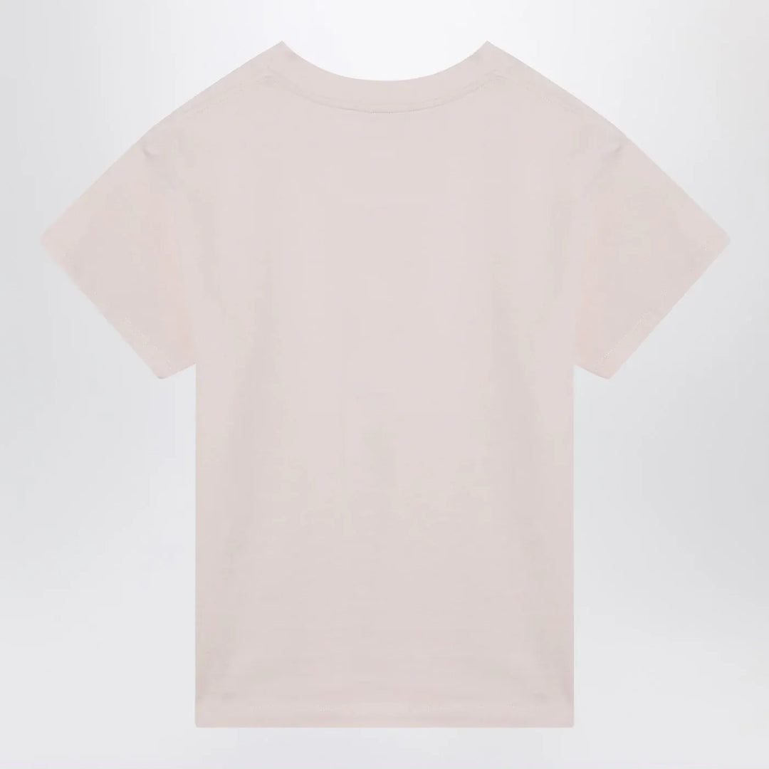 MM6 Maison Margiela - Pink Numeric cotton T-shirt Brand Shirts &amp; Tops