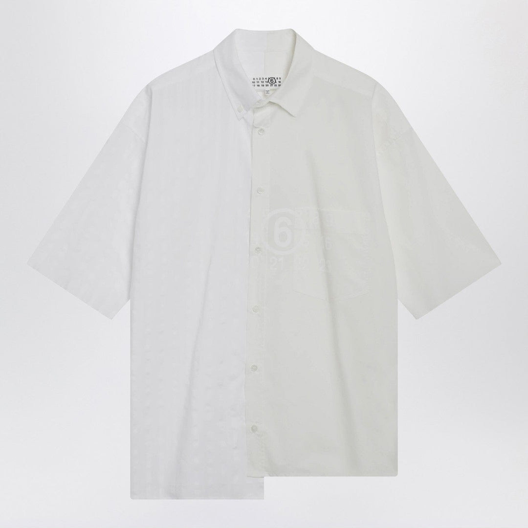 Shirts & Tops MM6 Maison Margiela - Two-tone cotton poplin shirt Brand