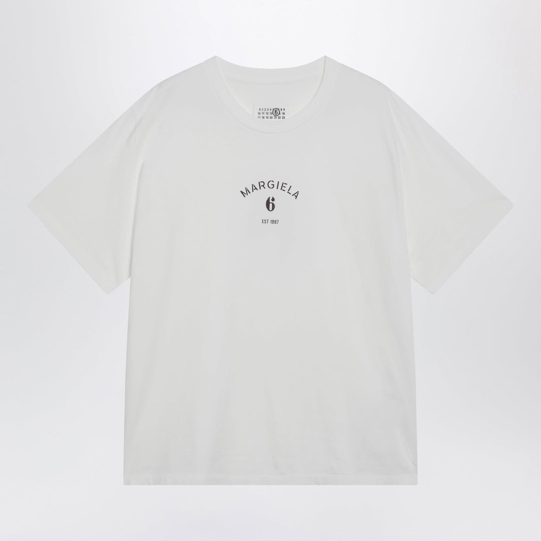 Shirts & Tops MM6 Maison Margiela - White T-shirt with logo print Brand