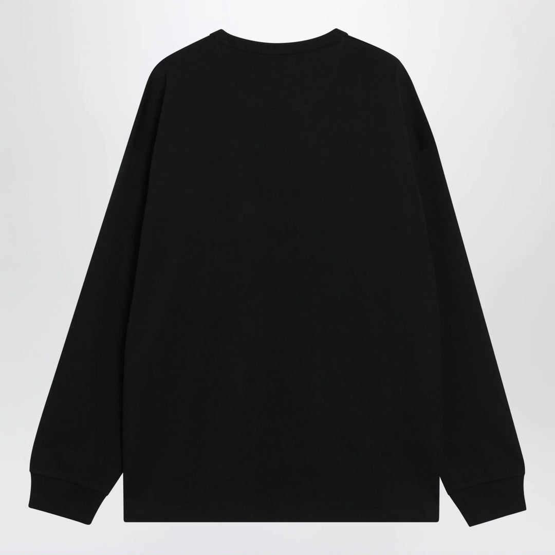 Polo Ralph Lauren - Black cotton Relaxed-Fit crewneck sweatshirt Brand Shirts &amp; Tops