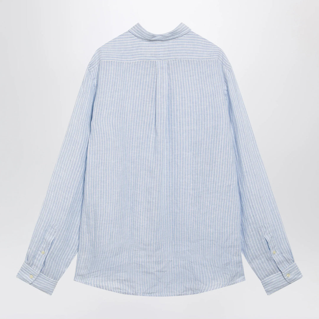 Polo Ralph Lauren - Light blue/white striped linen shirt Brand Shirts &amp; Tops