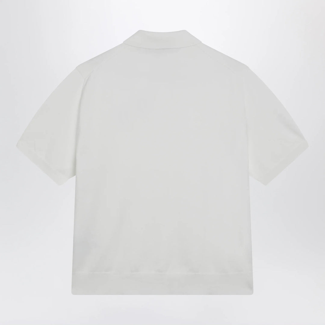 Polo Ralph Lauren - White cotton polo-collar sweater Brand Shirts &amp; Tops