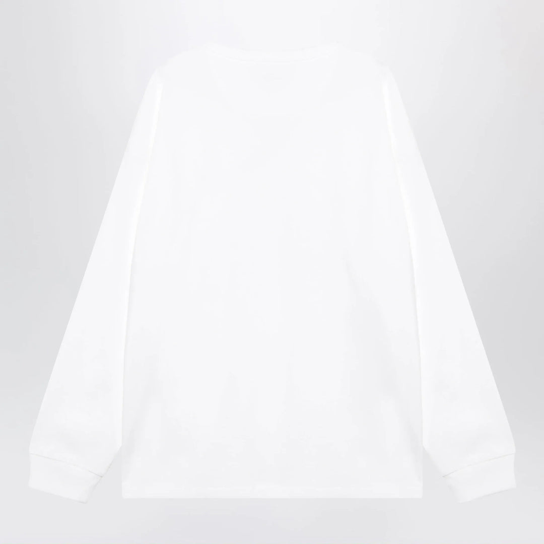 Polo Ralph Lauren - White cotton Relaxed-Fit crewneck sweatshirt Brand Shirts &amp; Tops