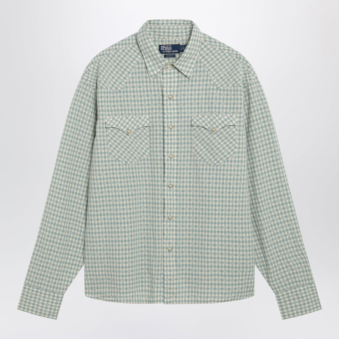 Shirts &amp; Tops Polo Ralph Lauren - White/green Classic-Fit madras western shirt Brand