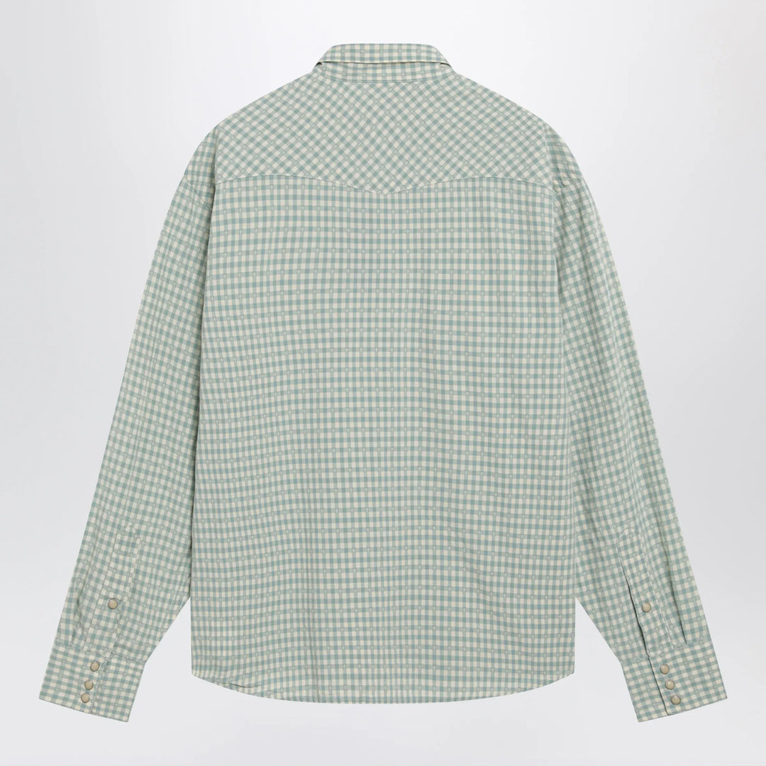 Polo Ralph Lauren - White/green Classic-Fit madras western shirt Brand Shirts &amp; Tops