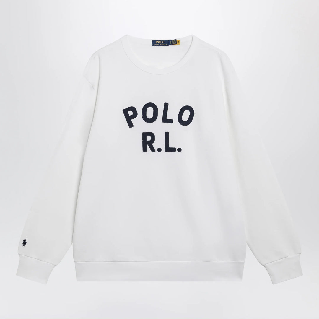 Polo Ralph Lauren - White sweatshirt with logo embroidery Brand Shirts &amp; Tops S