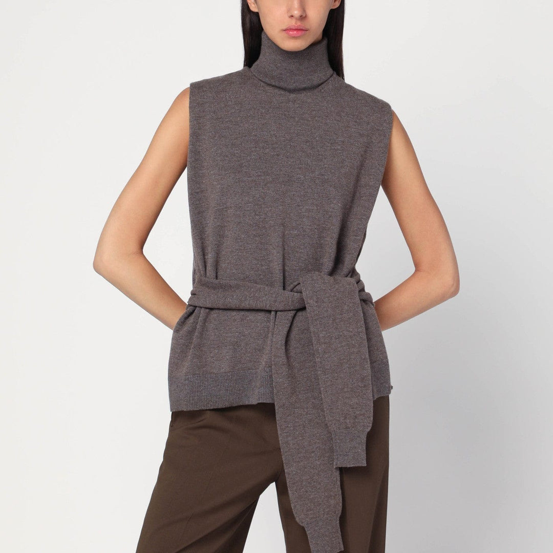 Shirts &amp; Tops Róhe - Double-layer taupe mélange sweater Brand