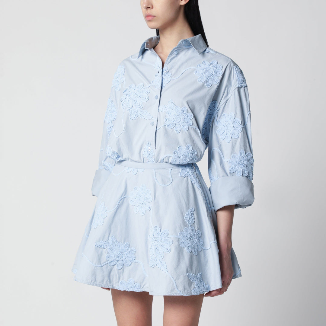 Shirts &amp; Tops ROTATE Birger Christensen - Flower oversized shirt in organic cotton, Plein Air Brand