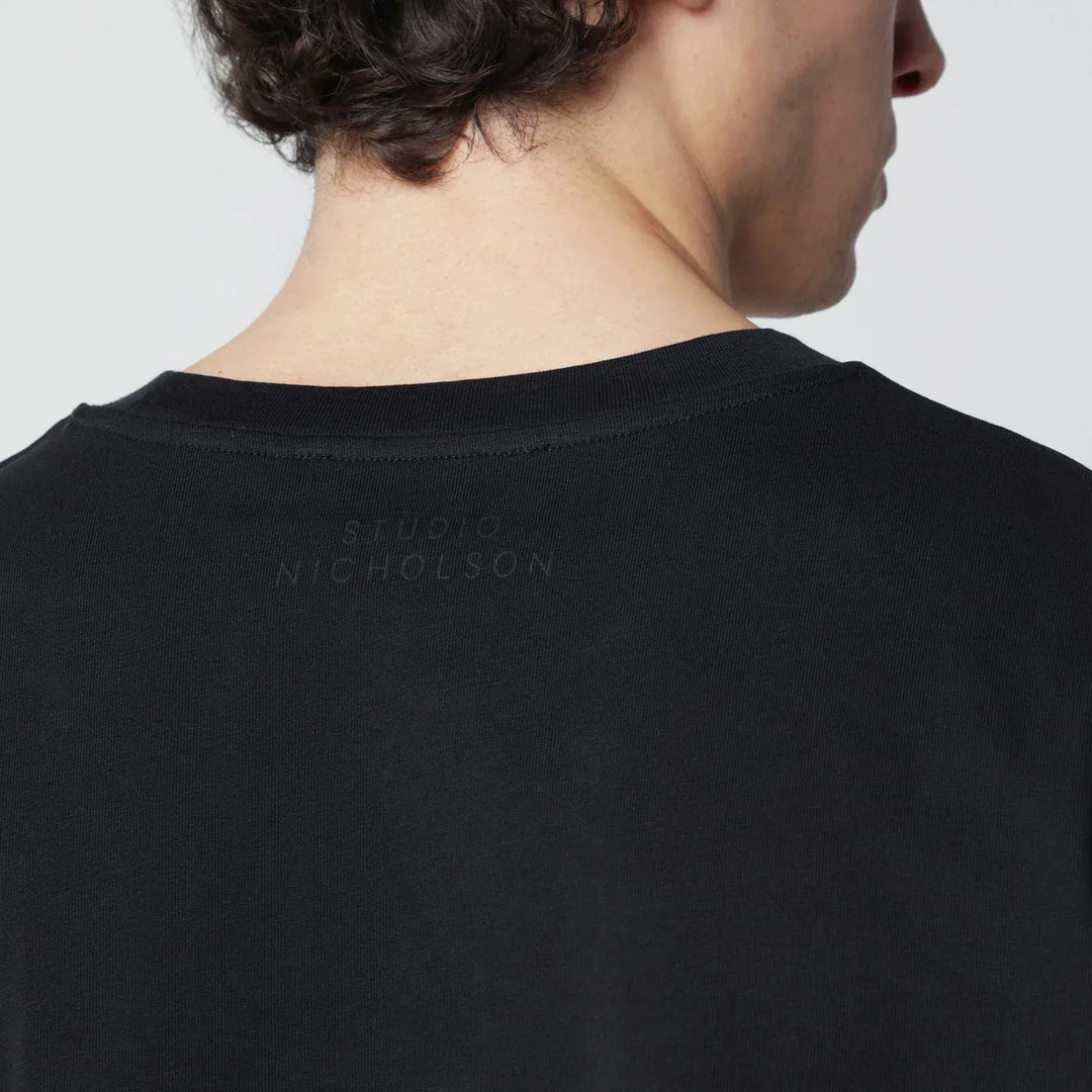 STUDIO NICHOLSON - Lay T-shirt black boxy fit Brand Shirts &amp; Tops