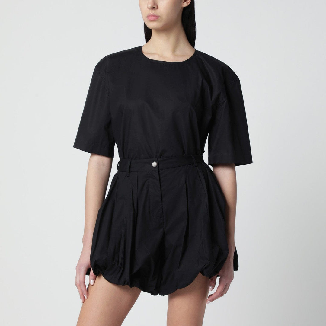 Shirts & Tops TheLatest - Short-sleeve black cotton top Brand