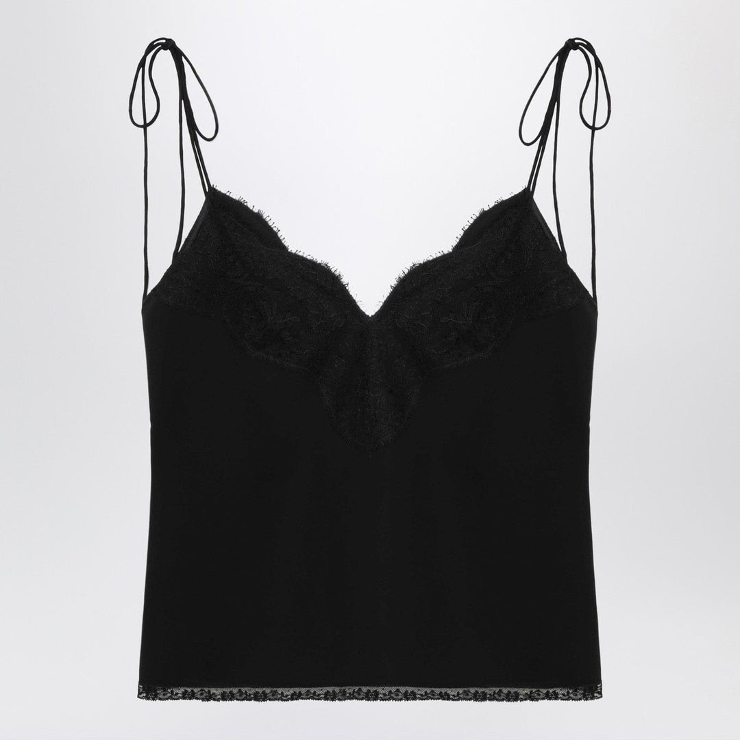 Shirts & Tops Valentino - Black silk top Brand