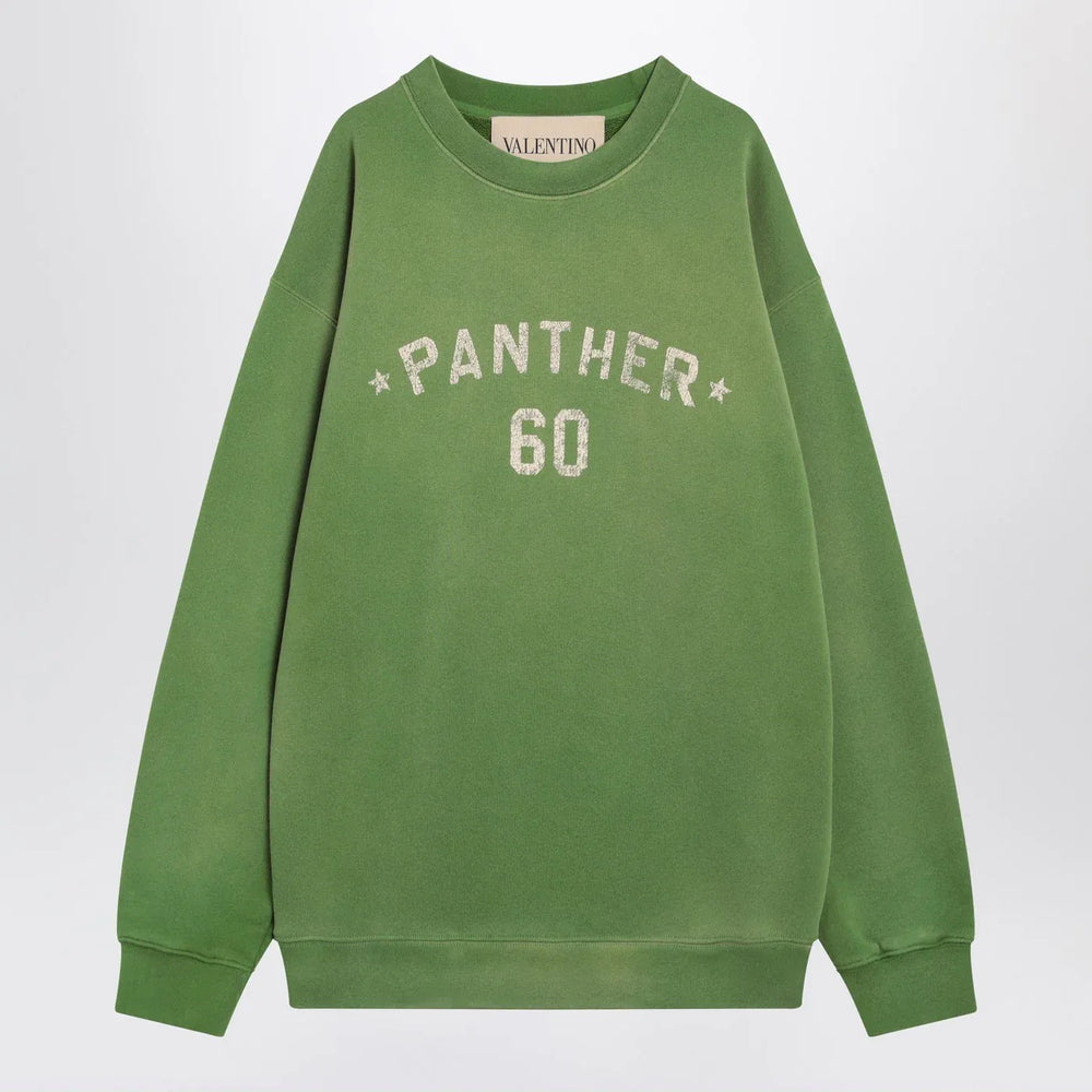Valentino - Crew neck sweatshirt Chez Valentino green Brand Shirts & Tops S