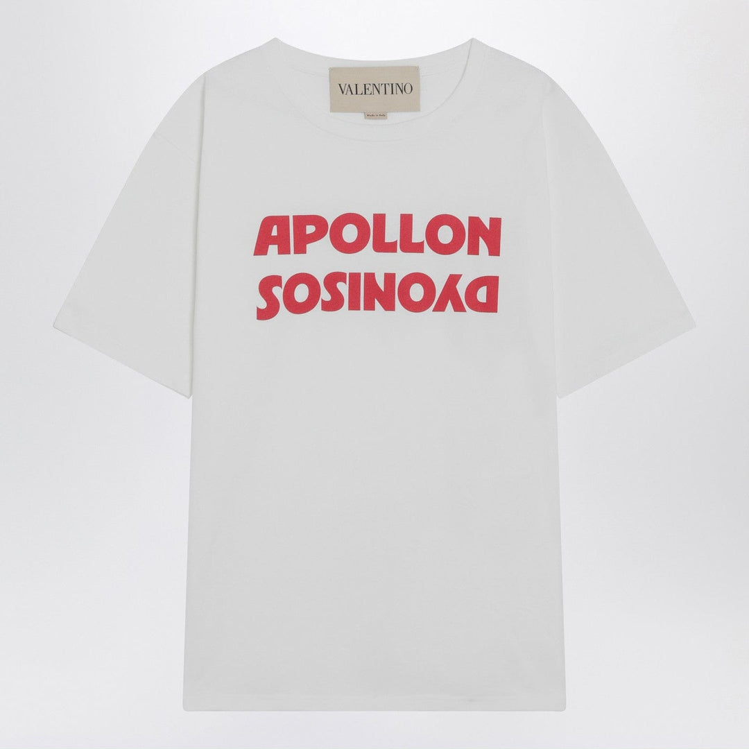 Shirts & Tops Valentino - White T-shirt with Apollon/Dionysos print Brand