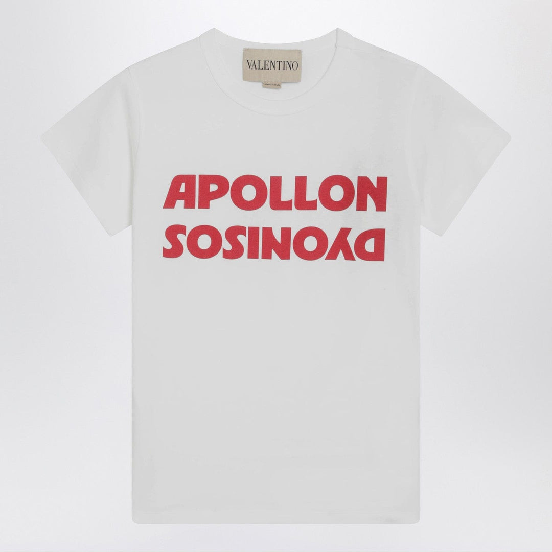 Shirts & Tops Valentino - White T-shirt with Apollon/Dionysus print Brand