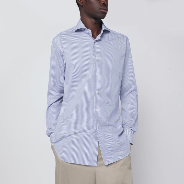 Shirts &amp; Tops XACUS - White striped Travel shirt Brand