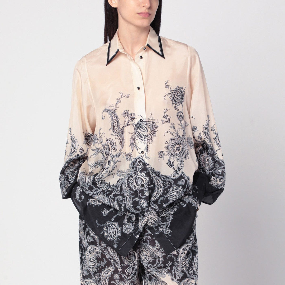 Shirts & Tops 1 ZIMMERMANN - Cream Rhiannon shirt with fantasy print Brand