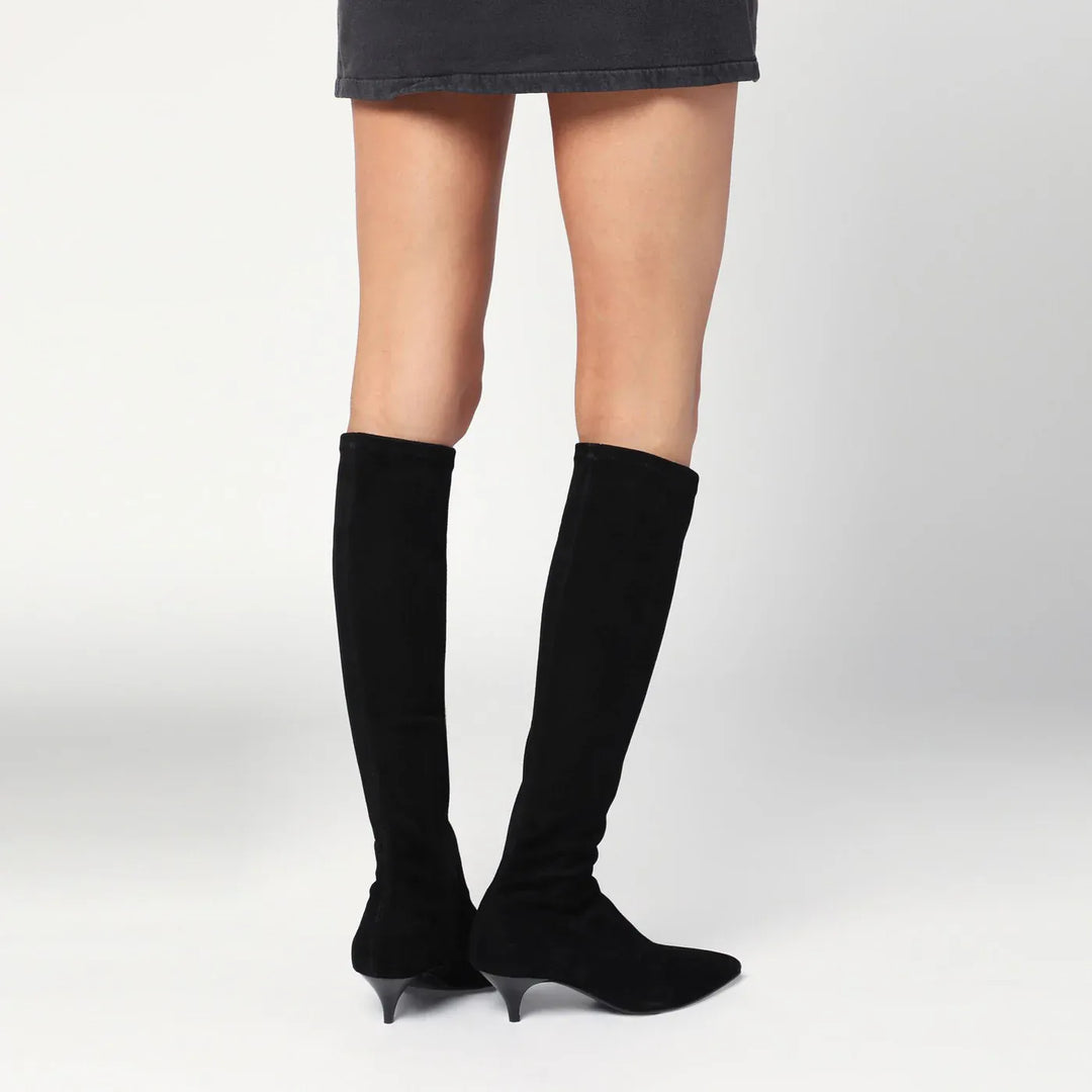 A.EMERY - The Oscar Boots neri in suede Brand Shoes