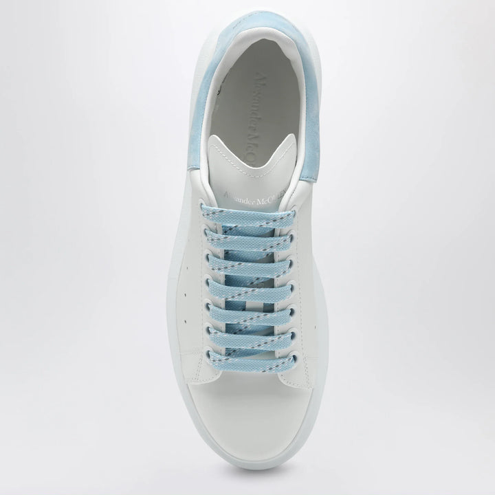 Alexander McQueen - Oversize sneakers in white/powder blue Brand Shoes