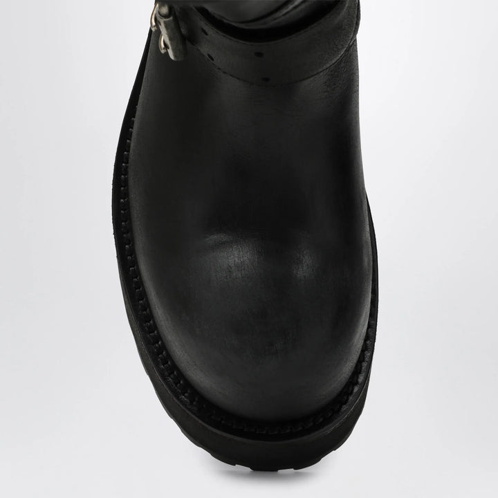 Balenciaga - Venom black calfskin boots Brand Shoes 41 IT