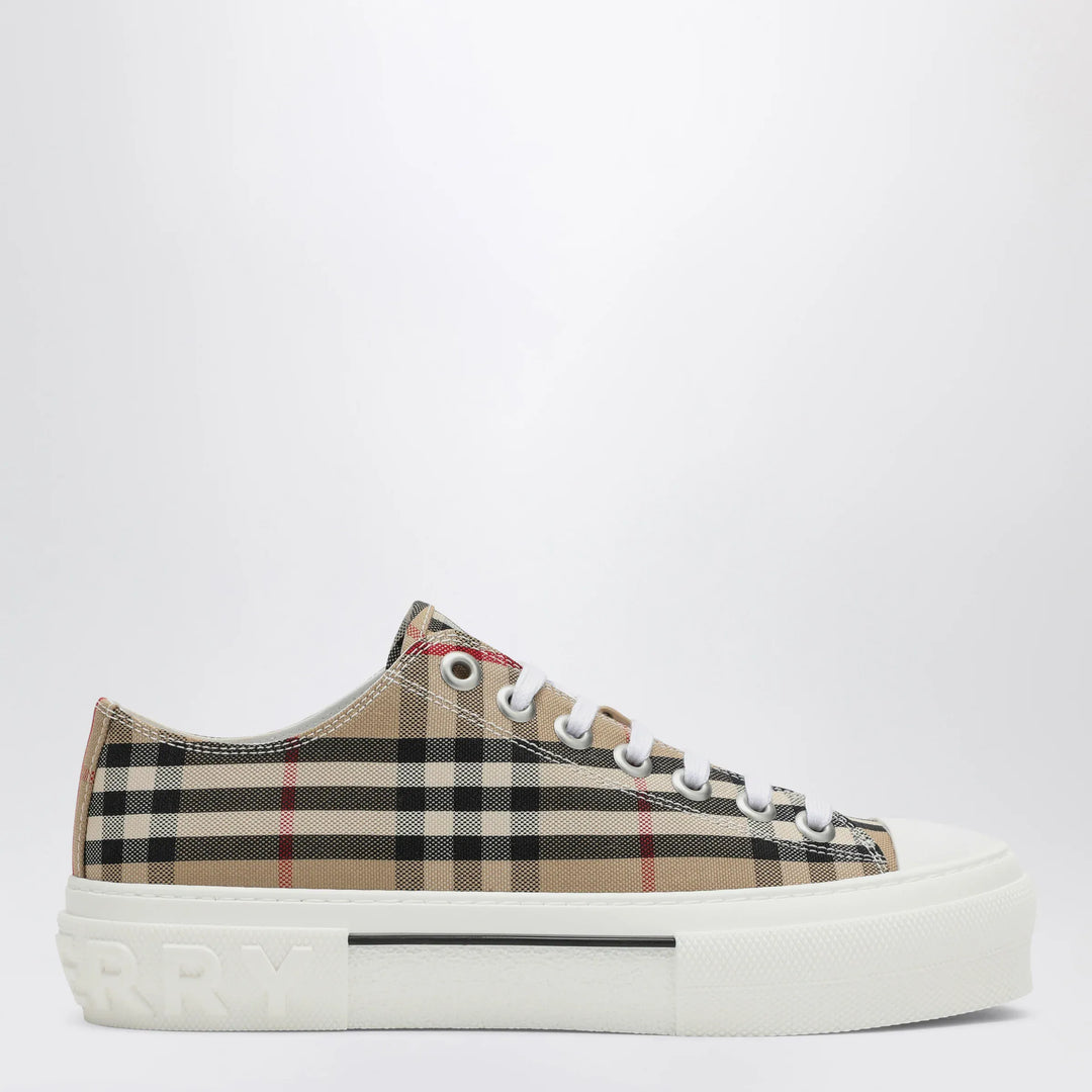 Burberry - Vintage Check Beige Sneakers Brand Shoes 36 IT