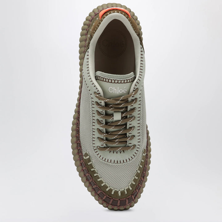 Chloé - Nama sneakers in military green Brand Shoes