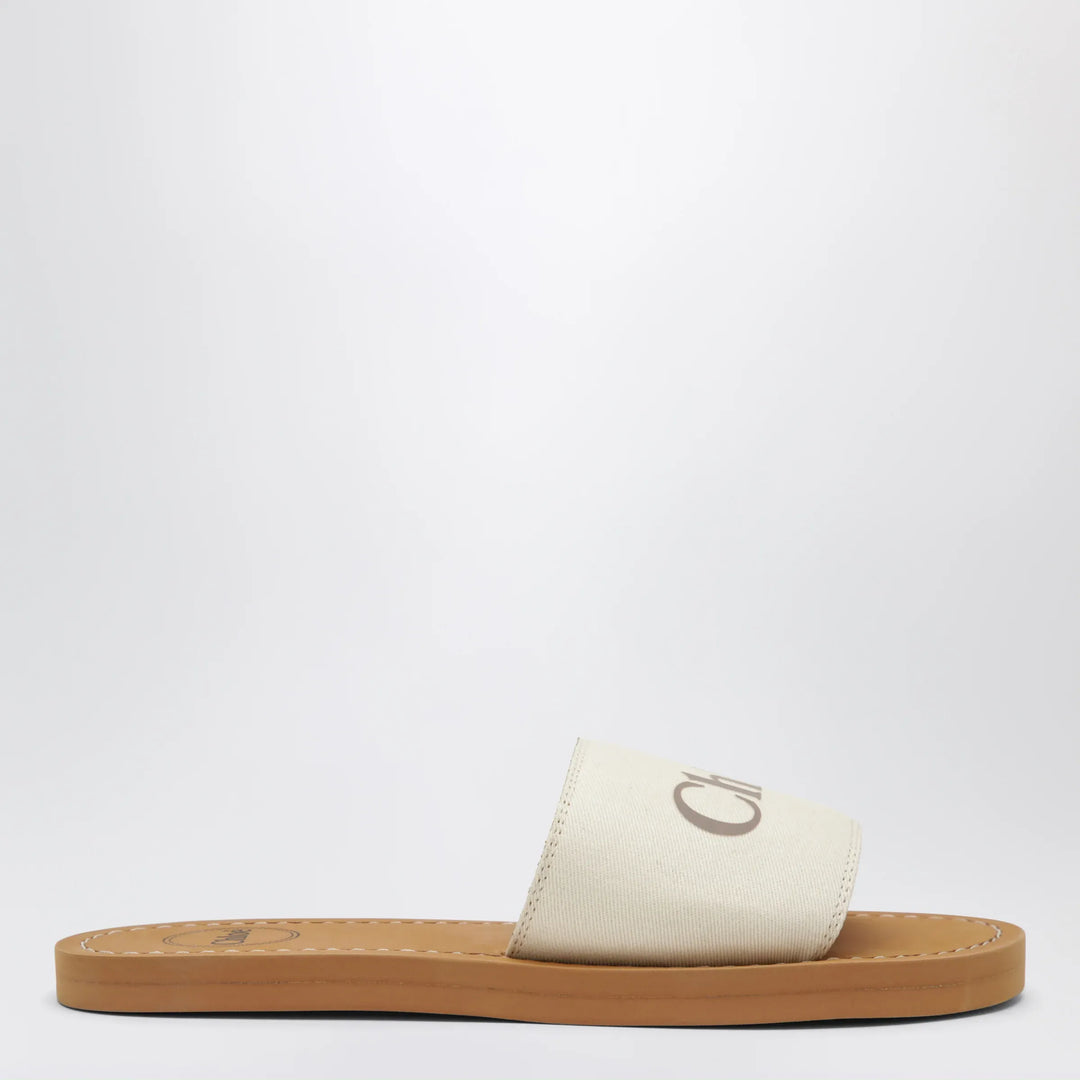 Chloé - White slides with logo Brand Shoes 34