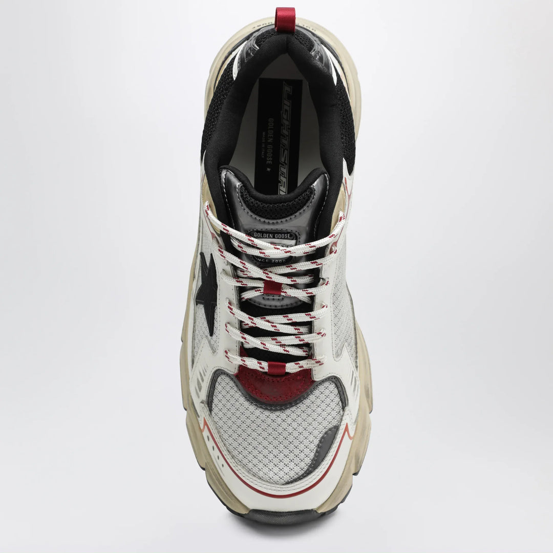 Golden Goose - Lightstar sneakers in white/grey/red Brand Shoes