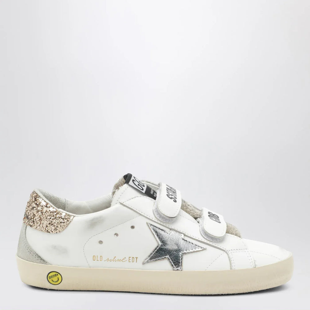 Golden Goose - Old School Sneakers in white with glitter star Brand Shoes 34