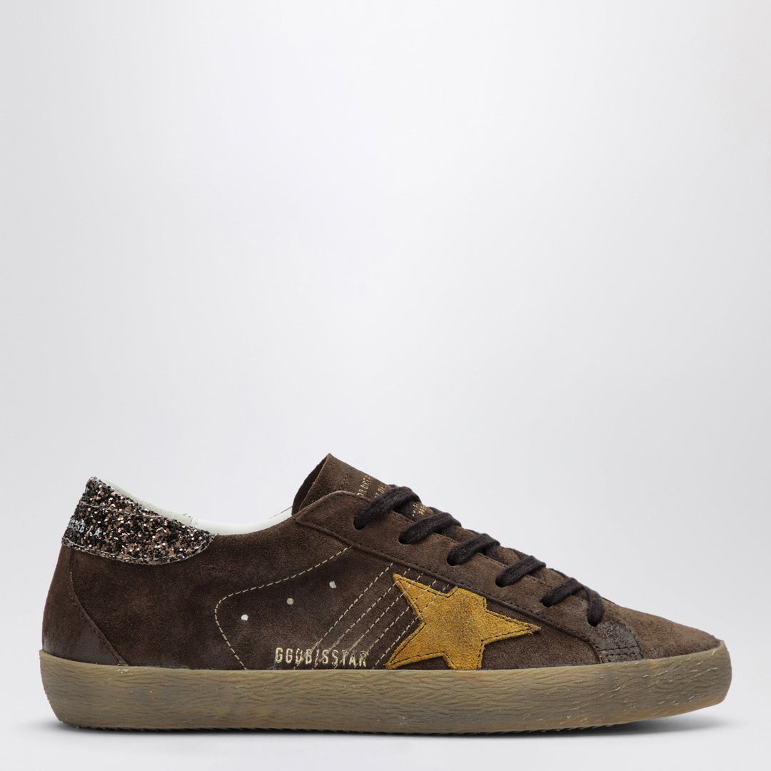 Shoes Golden Goose - Super-Star brown/ochre suede sneakers Brand