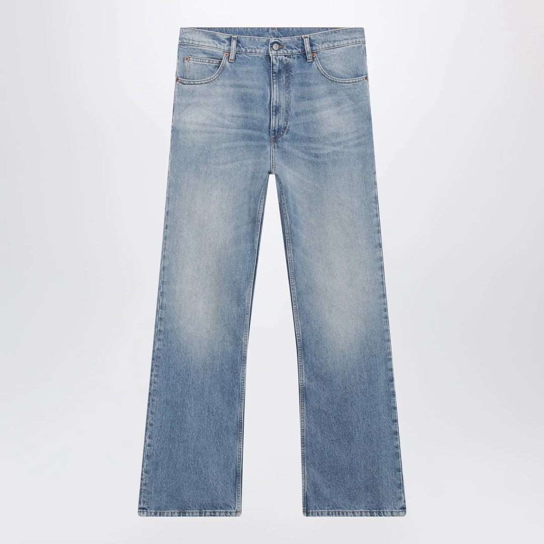 MM6 Maison Margiela - Bootcut jeans in light washed denim, blue Brand Shoes 31