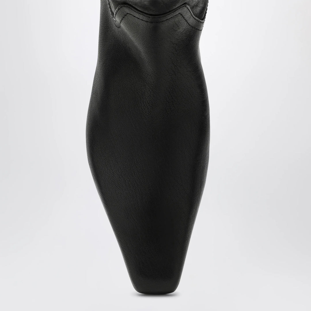 Paris Texas - Bettina Boot 25 calfskin leather boots in black Brand Shoes