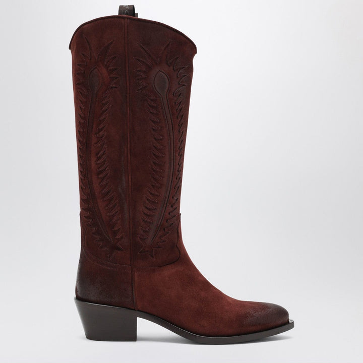 Shoes Sartore - Brown suede Frida western boot Brand