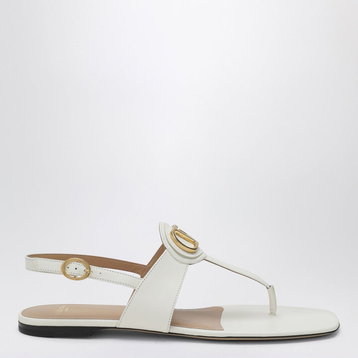 Shoes Valentino Garavani - Ivory VLogo Signature Thong Sandals Brand