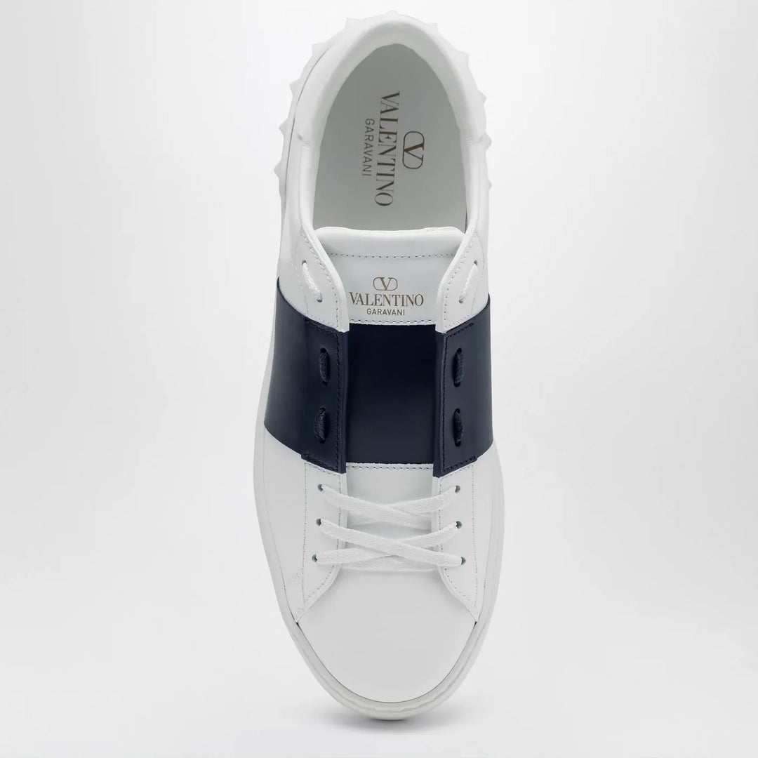 Valentino Garavani - White/Dark blue Open Sneakers Brand Shoes