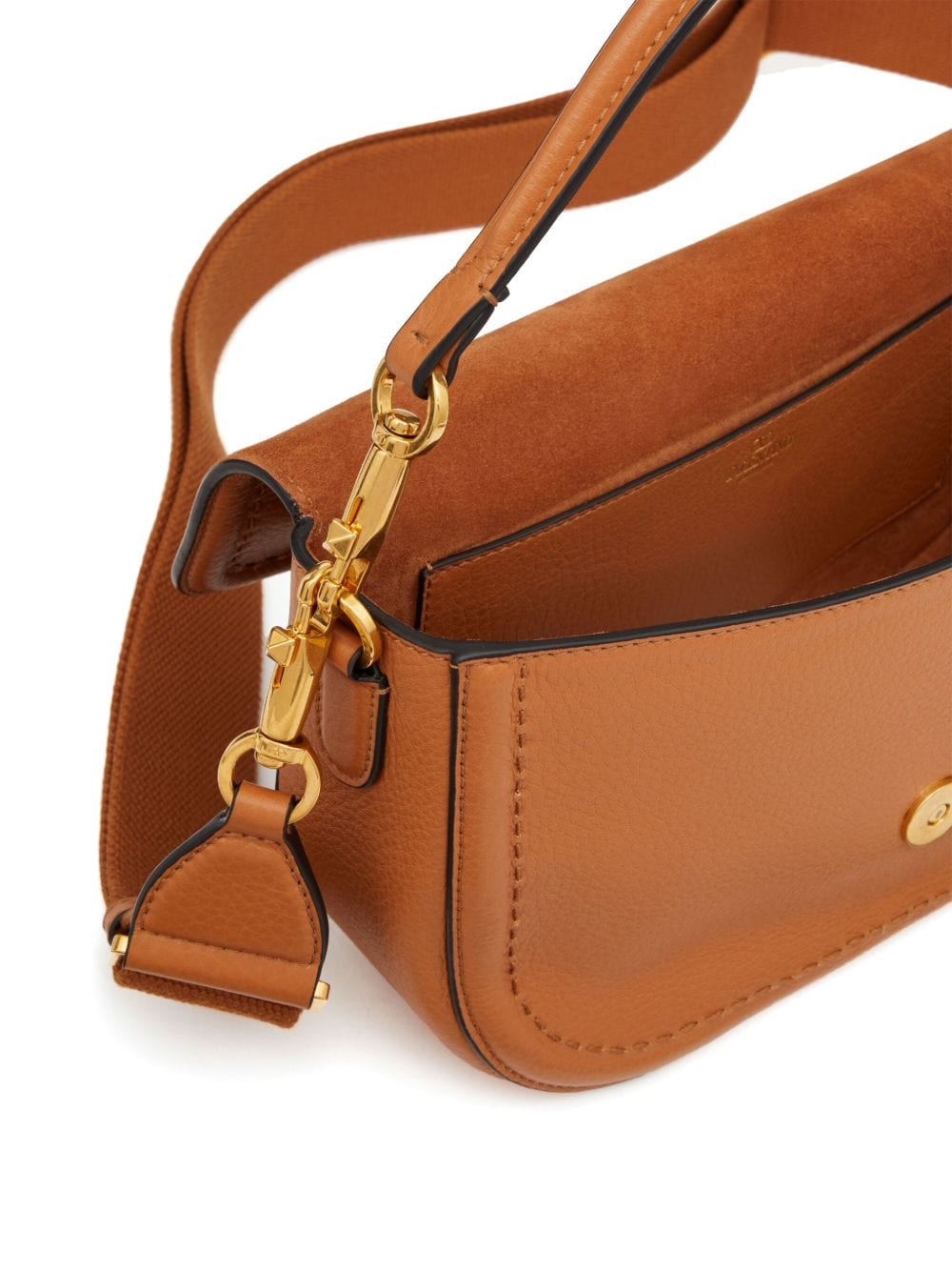 Valentino Garavani Shoulder UNI Valentino Garavani Alltime Brown Leather Shoulder Bag Valentino Garavani Alltime Brown Leather Shoulder Bag Brand