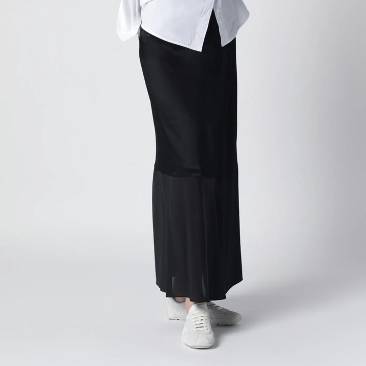 6397 - Black patchwork skirt Brand Skirts